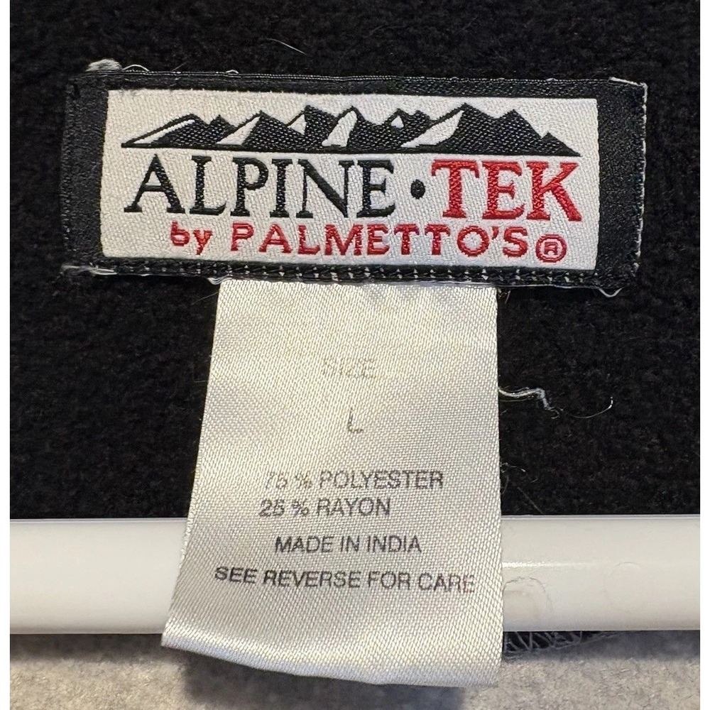 Adult Alpine Tek by Palmettos Full Zip Fleece Jacket Coat Size Large Beige - Picture 3 of 6